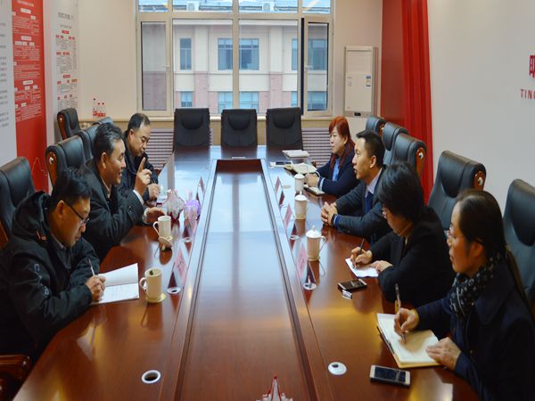 石家庄市残联理事长盛庆功到学校调研